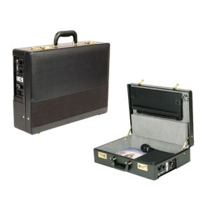 Black Pa-In-Case Attache Sound Lectern