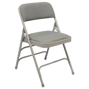 2300 Series Premium Triple-Brace Fabric-Covered Folding Chair