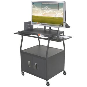 Wide Body Flat Panel TV Cart