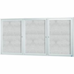 Outdoor Enclosed Aluminum Bulletin Boards with Lighting