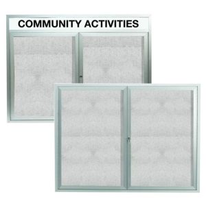 Outdoor Enclosed Aluminum Bulletin Boards