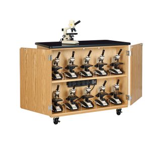 Mobile Microscope Storage and Charging Station