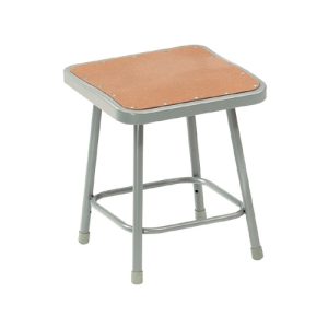 6300 Series Heavy-Duty Square Steel Lab Stool