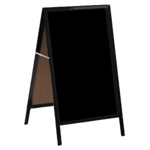 A-Frame Sidewalk Black Markerboards