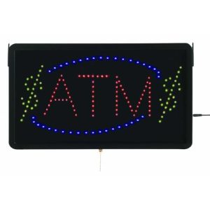 ATM – LED Window Sign