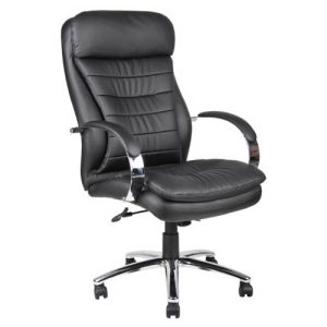 High Back CaressoftPlus™ Exec. Chair w/Chrome Base