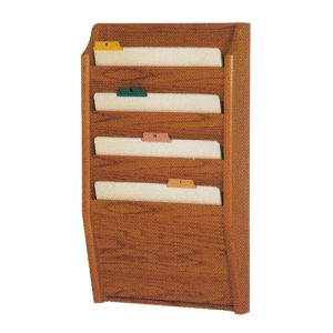 Oak Chart & File Rack