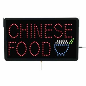 CHINESE FOOD – LED Window Sign