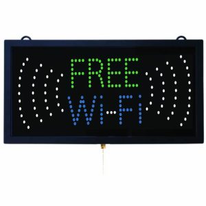 FREE WI-FI – LED Window Sign