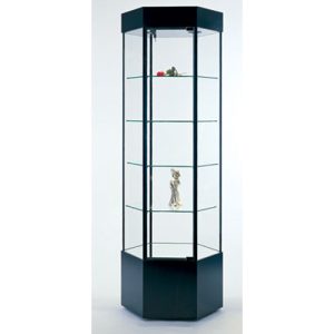 GL103 Hexagonal Tower Display Case