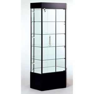 GL104 Stretched Hexagonal Tower Display Case