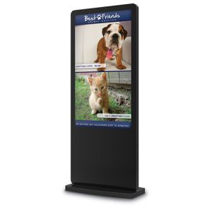 43″ LCD All-In-One Freestanding Kiosk