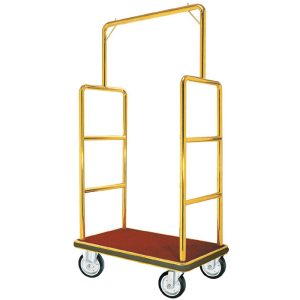 70″H Bellman’s Luggage Cart