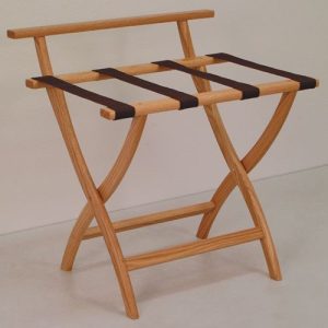 WallSaver Solid Oak Luggage Rack