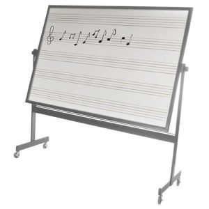 Music Staff Lined Freestanding Reversible Board