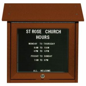 Park Ranger Outpost Series Letter Board