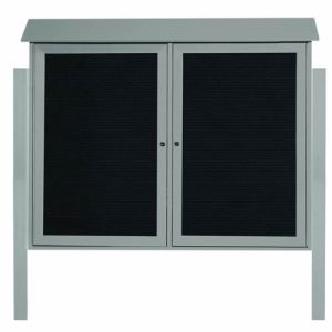 Park Ranger Series Two Door Hinged Door Letter Board with Mounting Posts