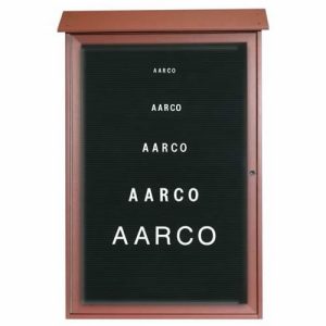 Park Ranger Series Single Hinged Door Letter Board