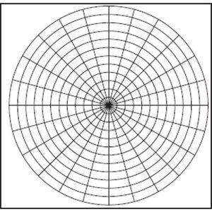 Polar and Graph Coordinate Magnetic White Markerboards