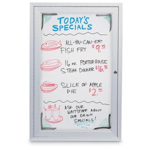 Indoor Enclosed Dry Erase Boards