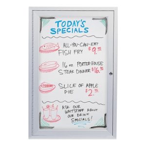 Outdoor Enclosed Dry Erase Boards