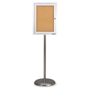 Enclosed Pedestal Corkboards