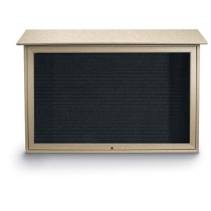 Top-Hinged Single Door Letterboard Message Centers