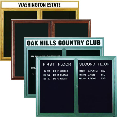 Indoor Enclosed Letter Boards