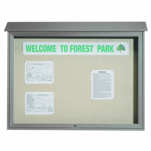 Outdoor Enclosed Vinyl Bulletin Boards